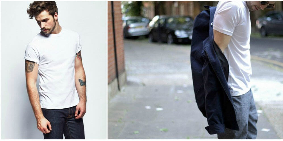 Biar Tampilan Lo Enggak Monoton, Ini Cara Mix n Match Kaos Putih